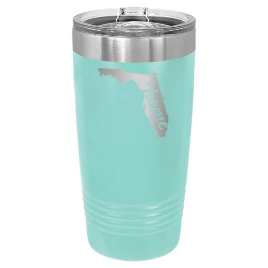 Florida Home 20 oz Tumbler | Teal