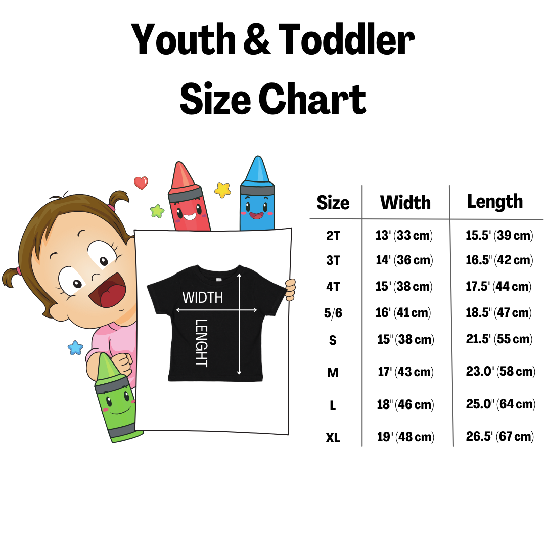 Floral Florida Manatee Youth & Toddler Graphic Tshirt