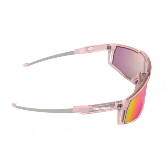 RAD - Drip Shades Sunglasses - Frosted Pink Frames