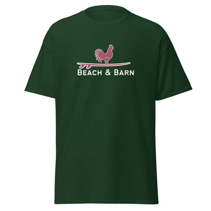 Beach & Barn Tee Surfing Chicken Men's T-Shirt