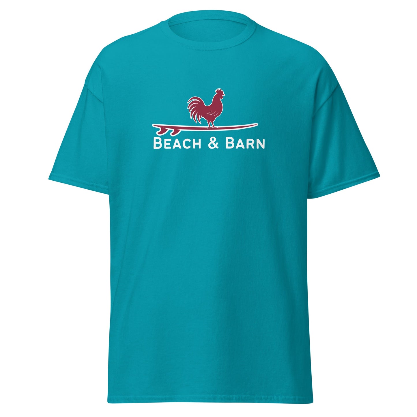 Beach & Barn Tee Surfing Chicken Men's T-Shirt